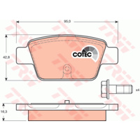 TRW DISC PAD SET GDB1485