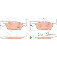 TRW DISC PAD MERCEDES 06- FR GDB1642