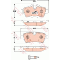 MINI COOPER R56 R57 GDB1766