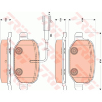 ALFA MITO 1.4L TURBO REAR 09 ON GDB1881