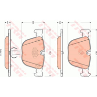 TRW DISC PAD SET GDB1892