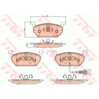 TRW DISC PAD SET GDB2080