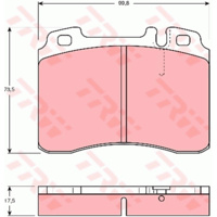 DB1320L Mercedes 93- front GDB962