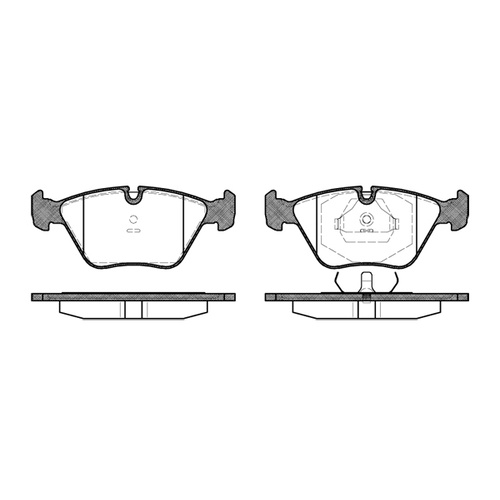 Remsa Brake Pads Front BMW 0270.00