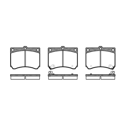 Remsa Brake Pads Front Ford 0333.02