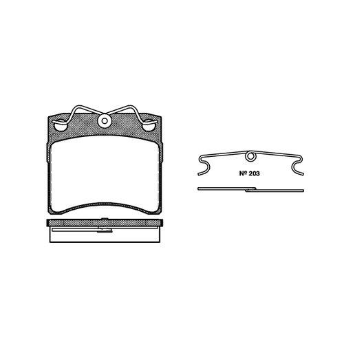 REMSA BRAKE PADS 0385.00