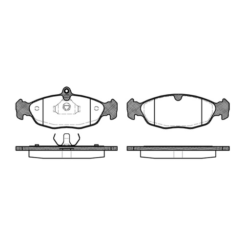 REMSA BRAKE PADS 0393.20