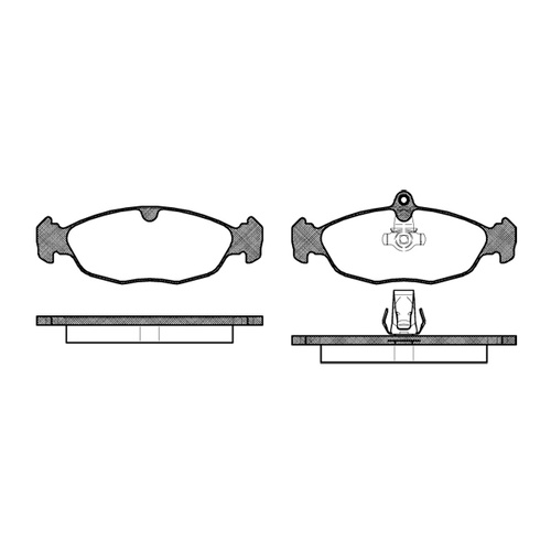 REMSA BRAKE PADS 0393.30