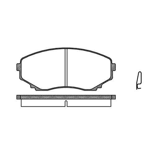 Remsa Brake Pads Front Mazda 0397.00