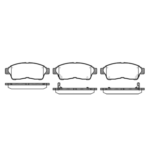 Remsa Brake Pads Front Toyota/ Holden 0402.02