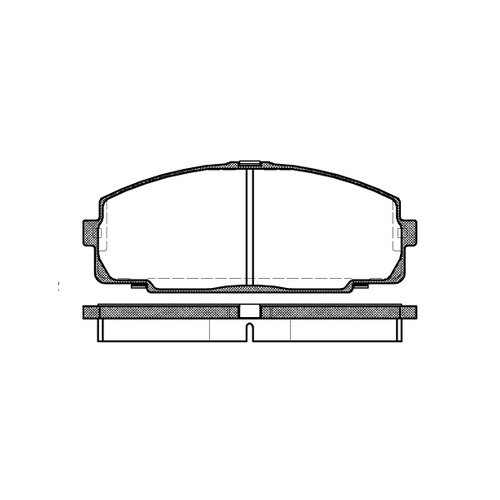 Remsa Brake Pads Front Toyota 0421.00