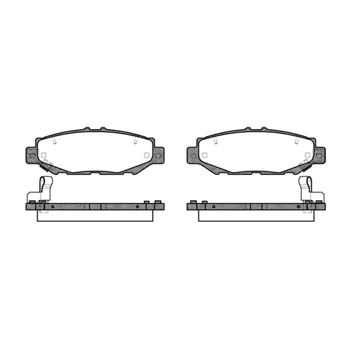 REMSA BRAKE PADS 0424.04