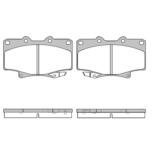 Remsa Brake Pads Front Toyota 0429.04