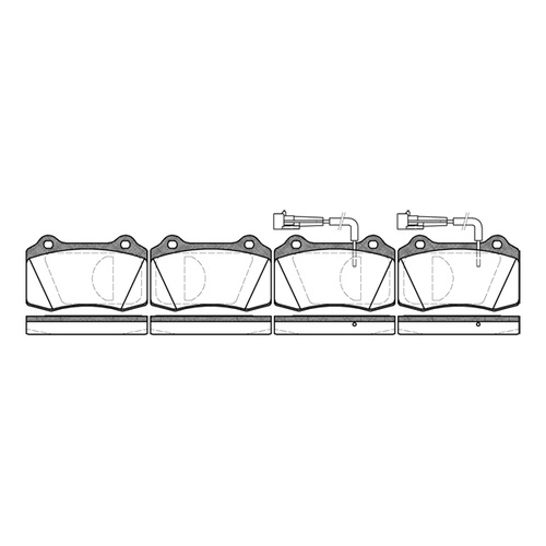 Remsa Brake Pads Front Chrysler Dodge 0434.02