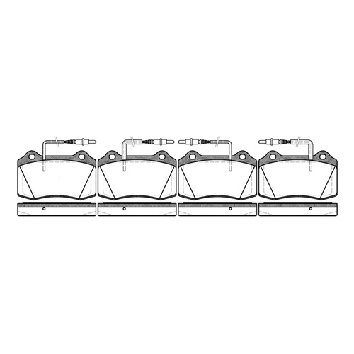 REMSA BRAKE PADS 0434.14