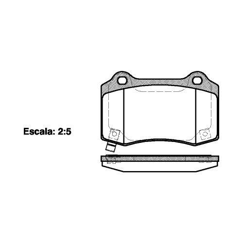 Remsa Brake Pads Re Jeep 0434.54