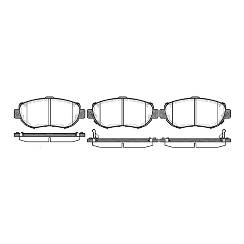 Remsa Brake Pads Front Lexus 0456.02