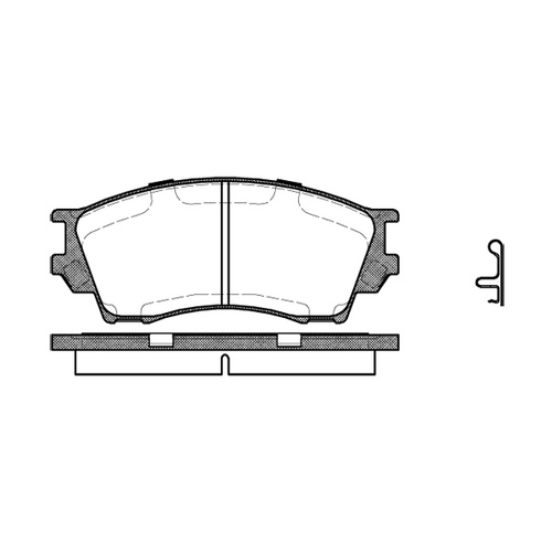 Remsa Brake Pads Front Mazda/ Ford 0491.00