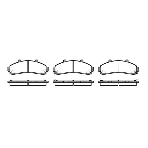 Remsa Brake Pads Front Ford 0571.02