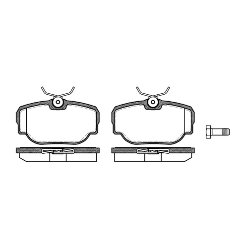 Remsa Brake Pads Rear LandRover 0577.00