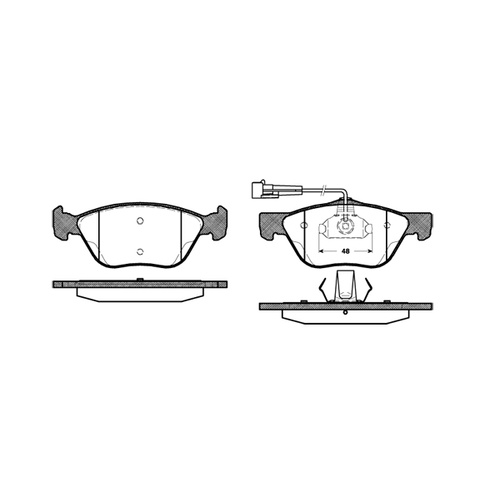 REMSA BRAKE PADS 0589.02