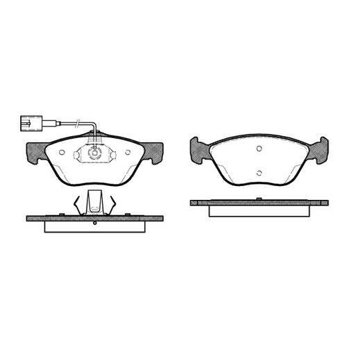 Remsa Brake Pads Front Alfa Romeo 0589.42