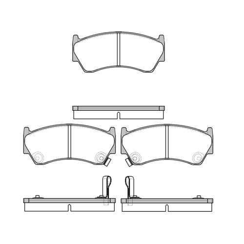 DB1367R SUZUKI BALENO 97- FRONT 0592.42