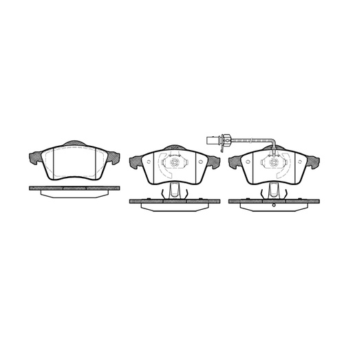 REMSA BRAKE PADS (INC SENSOR) 0618.01