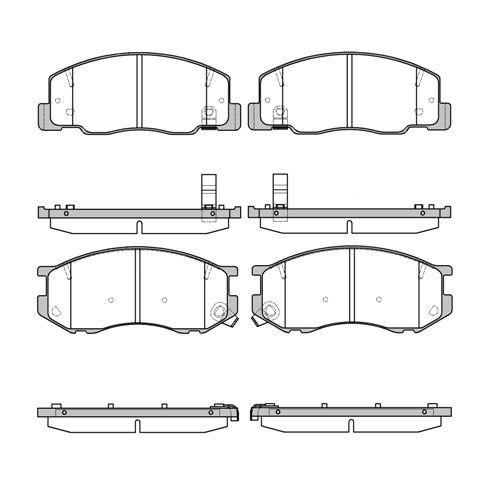 Remsa Brake pads Toyota 0636.04