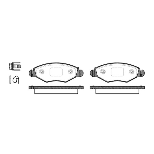 REMSA BRAKE PADS 0643.20