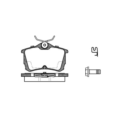 Remsa Brake Pads Rear Honda 0695.02