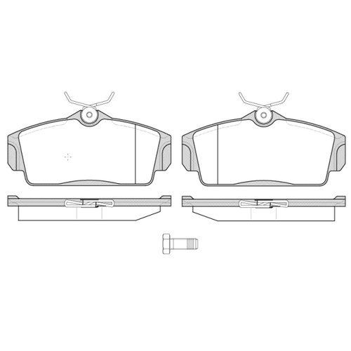 Remsa Brake Pads Front Nissan 0704.10