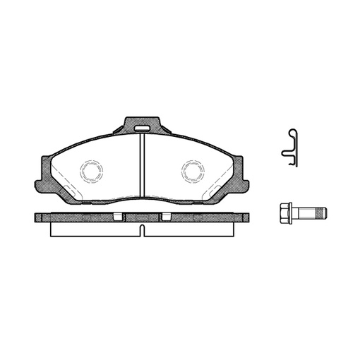 REMSA BRAKE PADS 0730.01