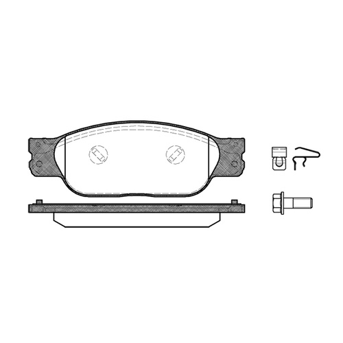 Remsa Brake Pads Jaguar S type 0731.10