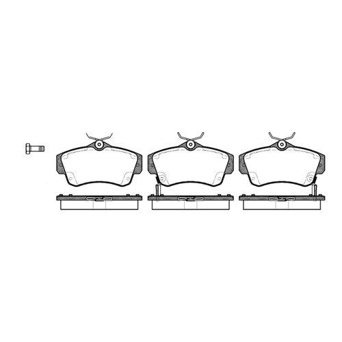 REMSA BRAKE PADS 0753.02