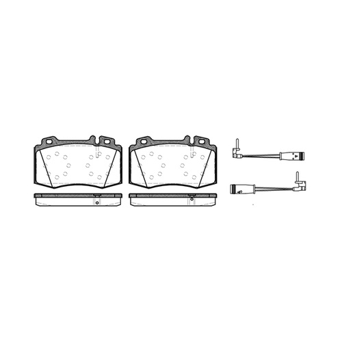 Remsa Brake Pads Front Mercedes Benz 0769.02