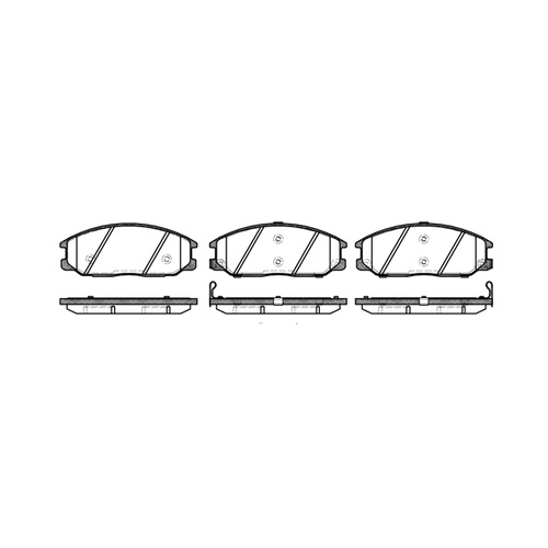 Remsa Brake Pads Front Ssangyong 0771.12