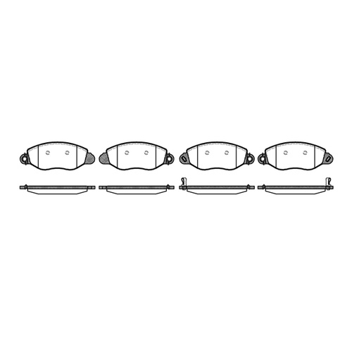 Remsa Brake Pads Front Ford 0772.12