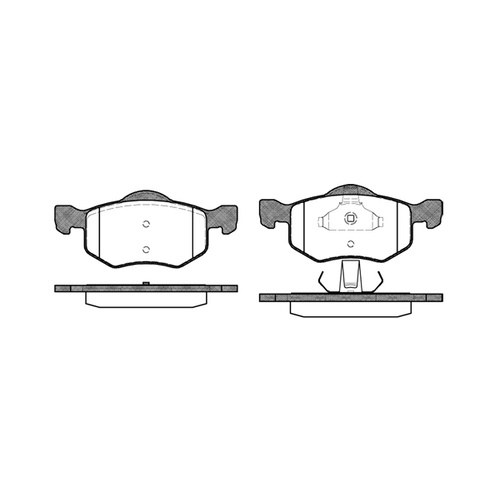 Remsa Brake Pads Front Ford/ Mazda 0802.00