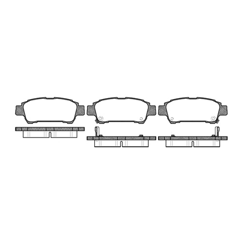 Remsa Brake Pads Rear Toyota 0820.02