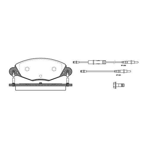 REMSA BRAKE PADS 0827.04