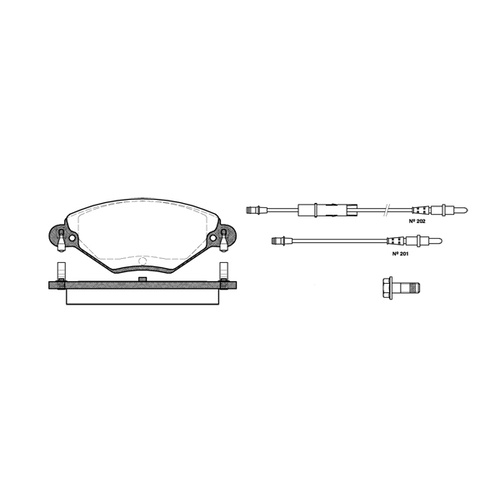 REMSA BRAKE PADS 0828.04