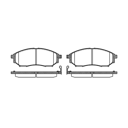 Remsa Brake Pads Front Renault/Nissan 0852.14