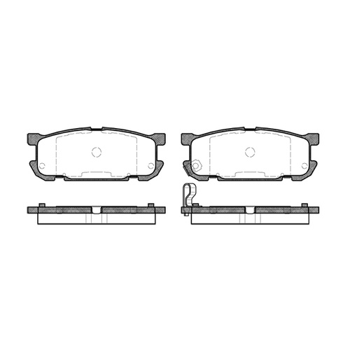 REMSA BRAKE PADS 0853.02