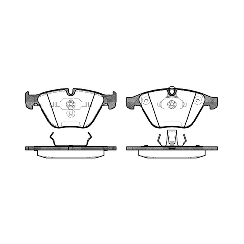 REMSA BRAKE PADS BMW 0857.00