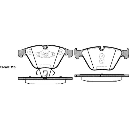 Remsa Brake Pads Front BMW 0857.10