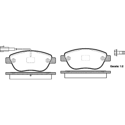 REMSA BRAKE PADS 0859.11