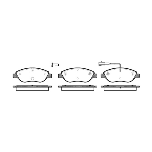 Remsa Brake Pads Front Fiat 0860.01