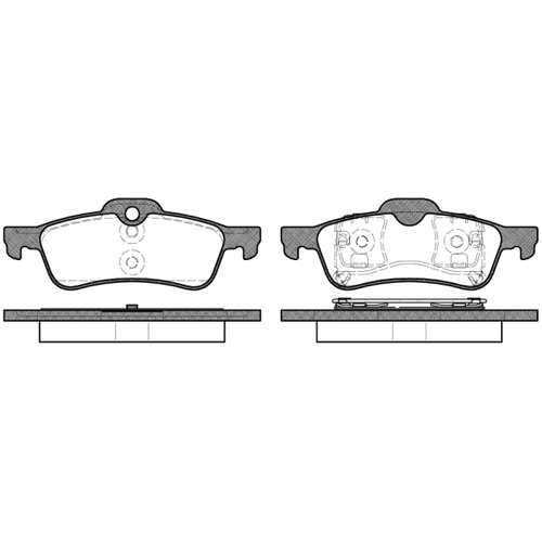 REMSA BRAKE PADS 0862.00