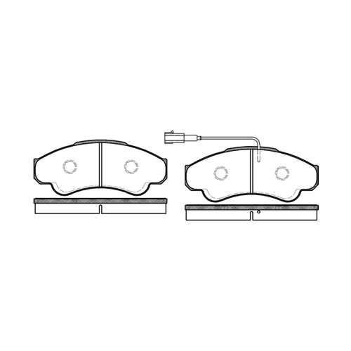 REMSA BRAKE PADS FIAT DUCATO FR 0959.01